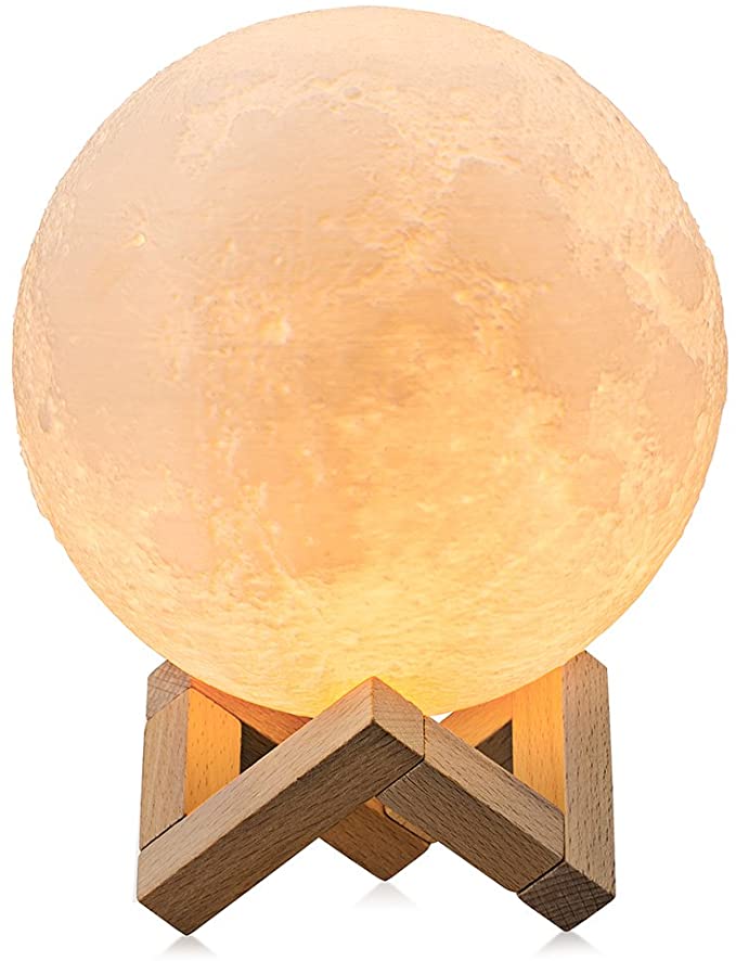 激安超安値 15cm 月 ライト ランプ 照明 3Dプリント LEDライト ムーンライト 月面 間接照明 スポットライト