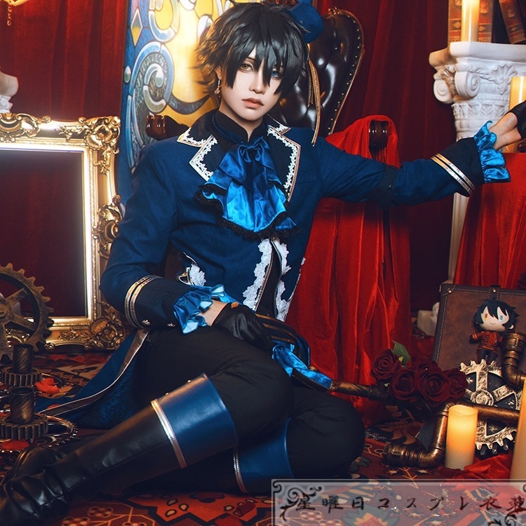 【期間限定】ES あんさんぶるスターズ 青藍人形館 影片みか 斎宫宗 コスプレ衣装 コスチューム ハロウィーン品質良い 店舗お勧め