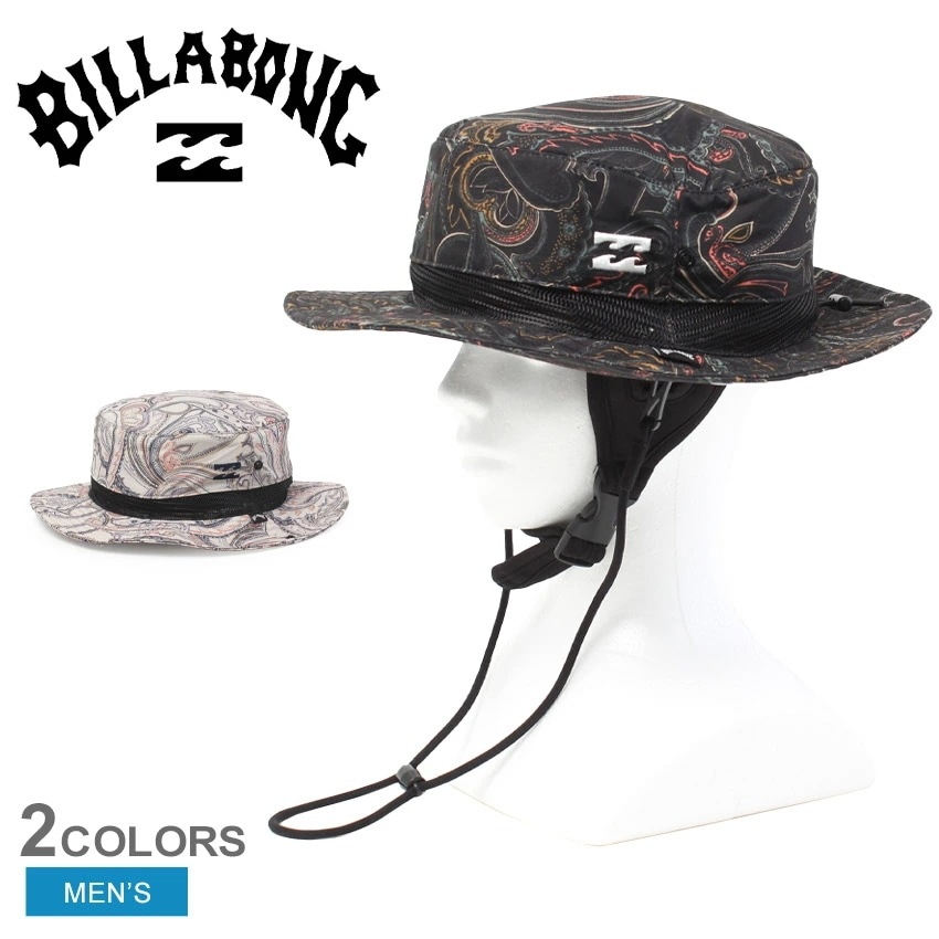 SURF HAT PRINT BF011913 メンズ 帽子 ぼうし サーフハット ロゴ あご紐 総柄 おしゃれ シンプル カジュアル サーフ ビーチ キャンプ アウトドア フェス 海