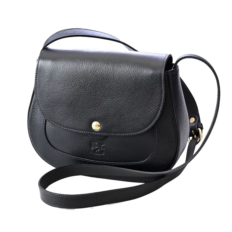 ショルダーバッグ サドルバッグ レディース Mezzomonte line ネロ BSA001PV0001BK159B