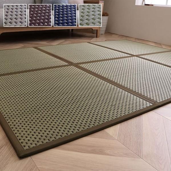 い草 マット 80210cm セミシングル マットレス 日本製 国産 畳 置き畳 ユニット畳 こたつ敷き 抗菌 防臭 防カビ 滑り止めシート付き 新生活 フレア ID002