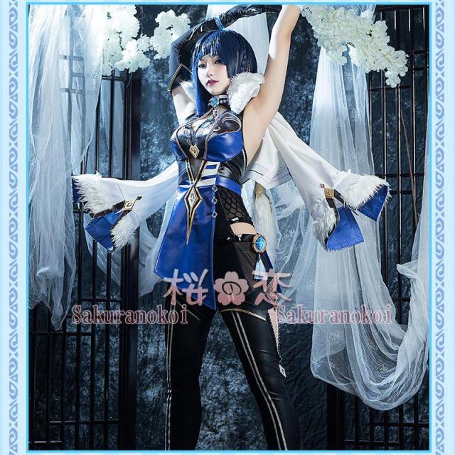 原神 げんしん genshin 夜蘭 イェラン コスプレ 衣装 cosplay イベント パーティー コスチューム 変装 仮装 uw1637