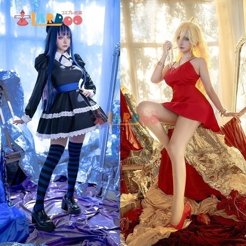 パンティ&ストッキングwithガーターベルト Panty&Stocking ストッキングパンティ 姉妹 コスチューム コスプレ衣装575