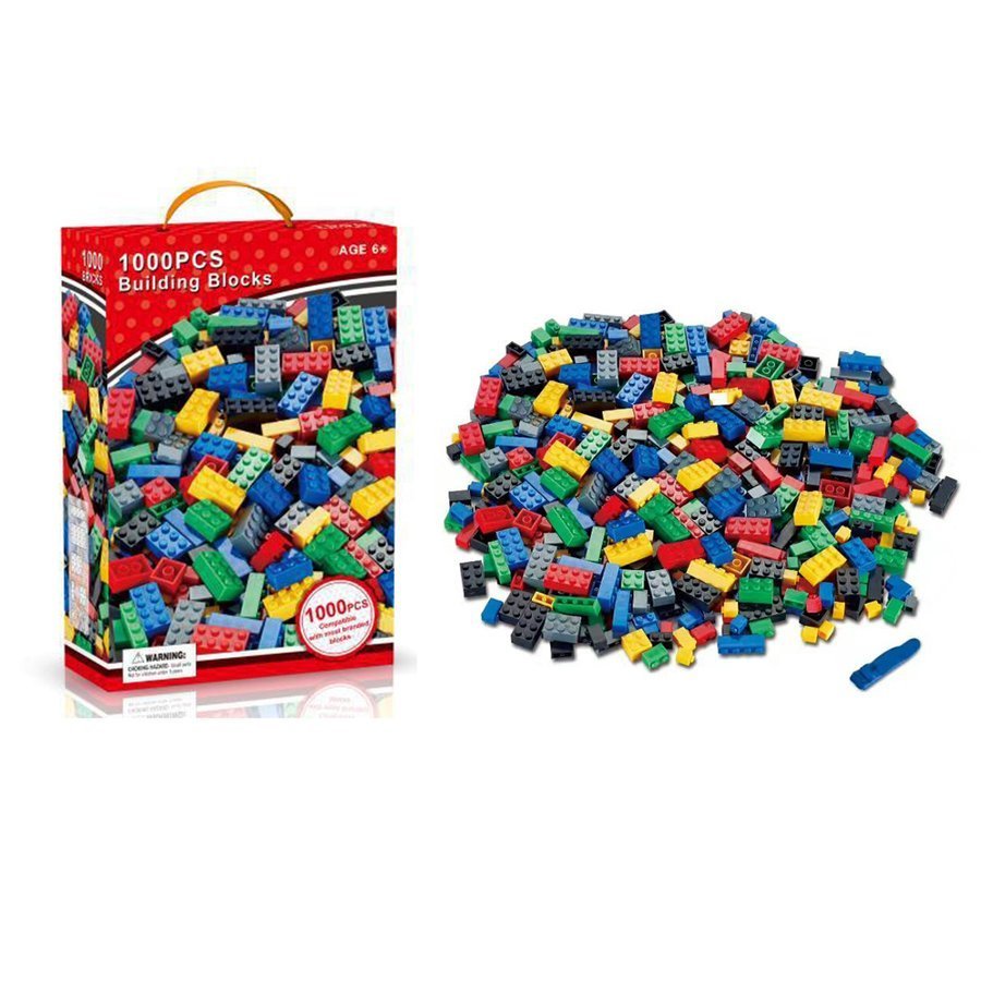1000個入 バルクビルディングブロック 知育玩具 ブロック 2021新春福袋 （お得な特別割引価格） おもちゃ