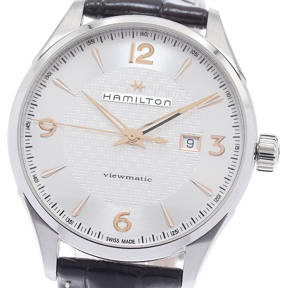 ハミルトン HAMILTON H327550/H32755551 ジャズマスター ビューマチック 自動巻き メンズ 極美品 保証書付き_953630【中古】