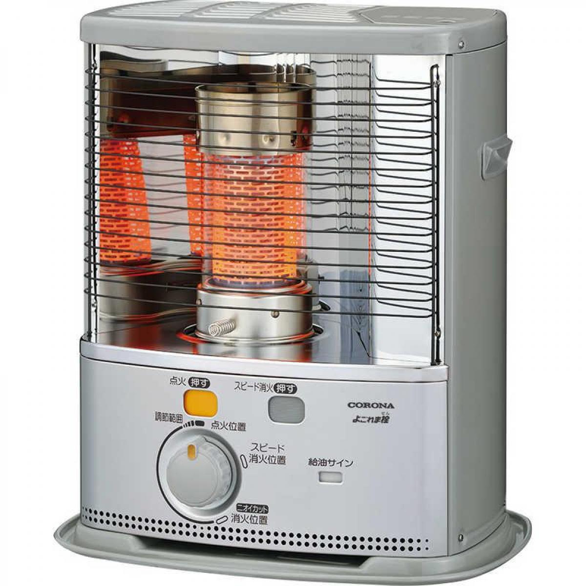 【在庫有・即納】 コロナ CORONA 反射形 ポータブル 石油ストーブ SX-2824Y (S) シルバー 木造8畳/コンクリート10畳まで 防災推奨 暖房 よごれま栓