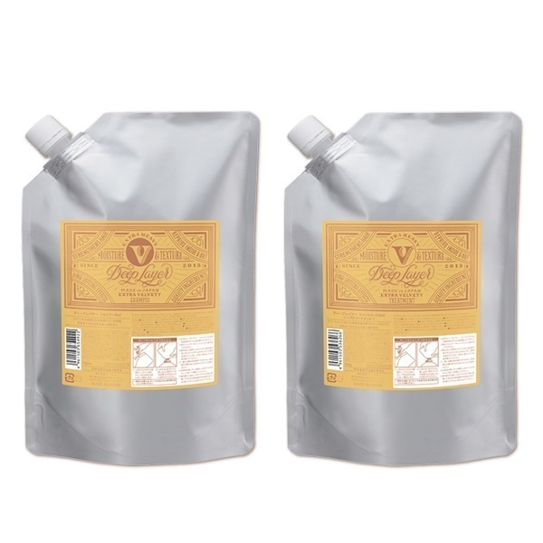 ディープレイヤー ExV（エクストラ ベルベッティ） シャンプー 750mL + トリートメント 750g 詰め替え セット