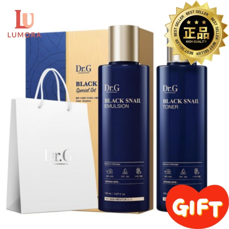 [スキンケア セット]ブラックスネイル 化粧水150mL＋乳液150mL ギフトセット/スネイル 化粧水/スネイル 乳液/保湿 トナー/