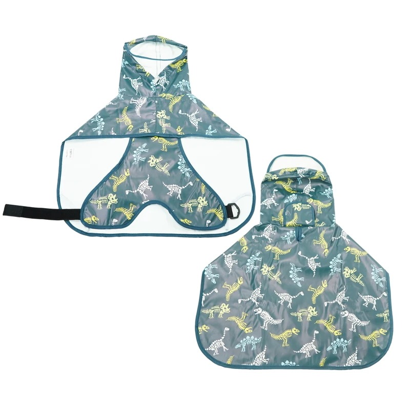 犬のレインコート,レインコート,ペット服,防水,中型,大型の金の再活性剤 Dinosaur 9XL-suit 45-60kg