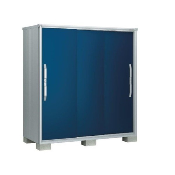 ヨドコウ ESF1207DDO ディープオーシャンブルー エスモ 小型物置 (3枚扉 1200×750×1613) 法人向け・配送のみ販売 メーカー直送
