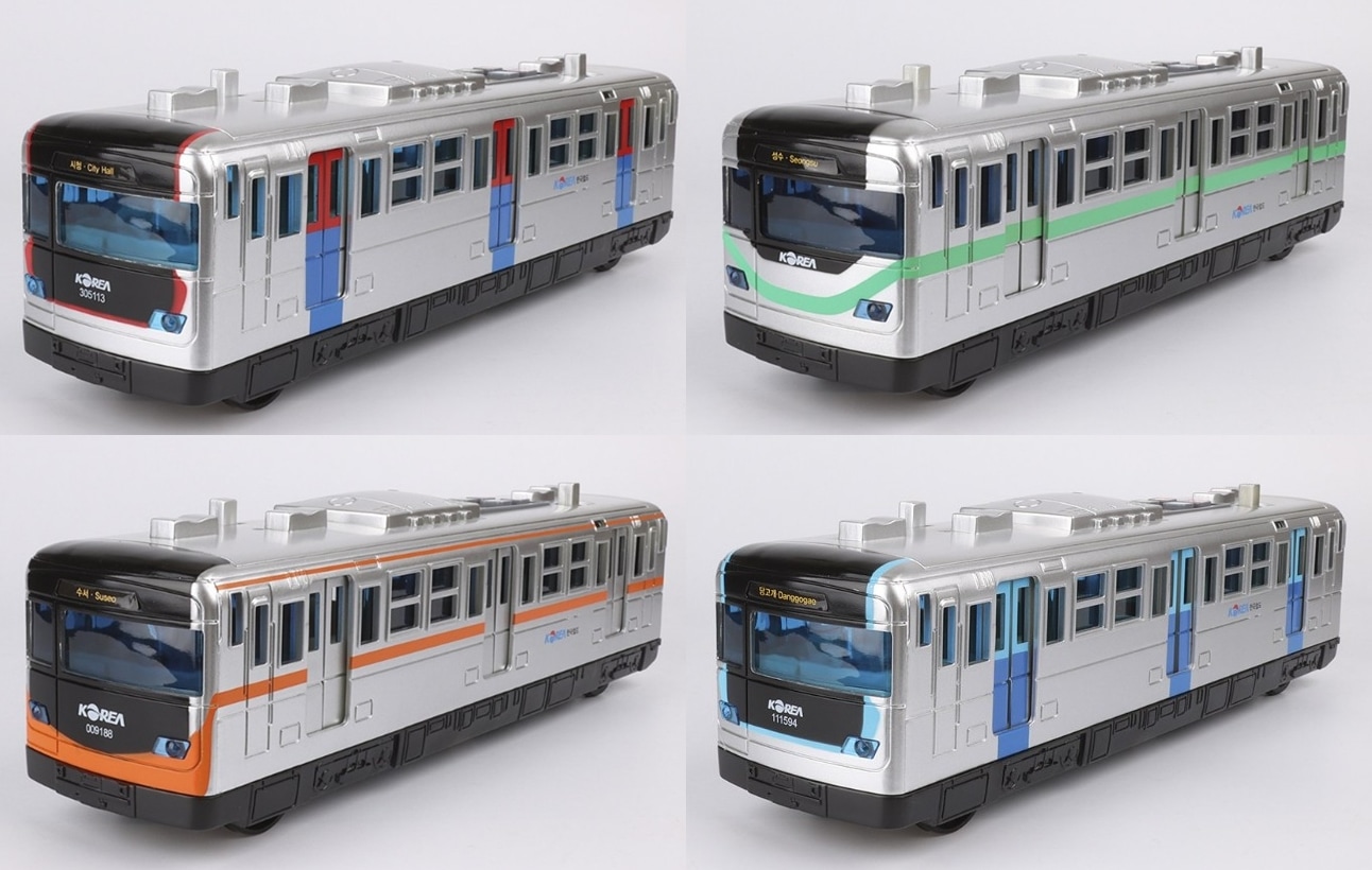 ソウル地下鉄1号線 2号線 3号線 4号線 おもちゃ ソウル鉄道 韓国鉄道おもちゃ