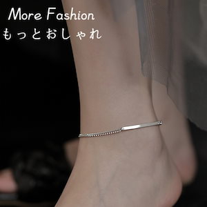 新品 ins アンクレット レディース チェーン ハート セット シンプル シルバー 華奢 韓国