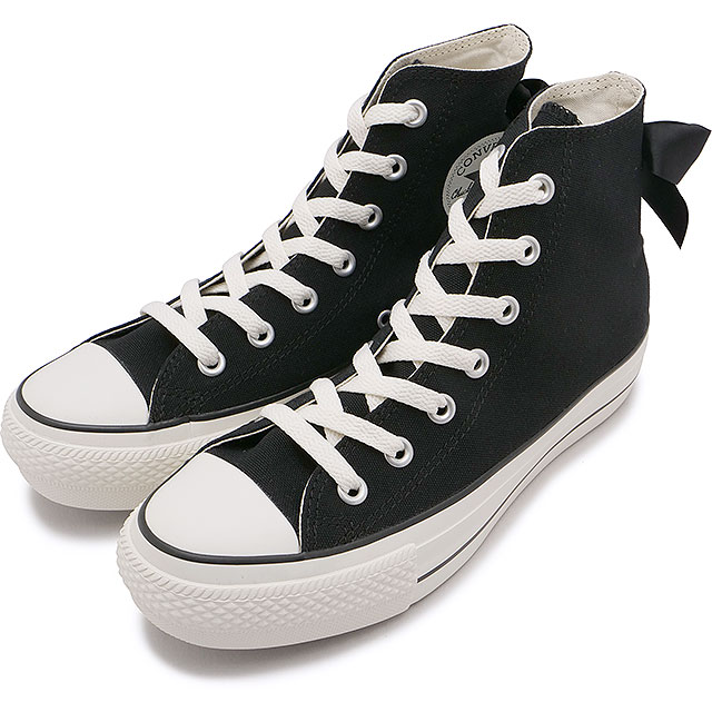 スニーカー オールスター PLTS バックリボン ハイカット [31315931] ALL STAR PLTS BACKRIBBON HI レディース 靴 シューズ 厚底 BLACK 正規取扱店
