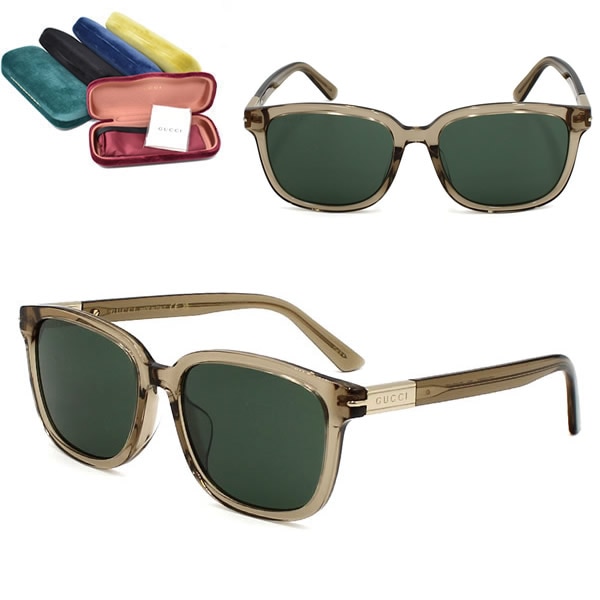 サングラス GG1505SK-004 サングラス アジアンフィット メンズ レディース ユニセックス ブラウン グリーン