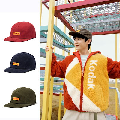 【KODAK】★Logo Camp Cap CHARCOAL★韓国発★大人気★追跡付★ 韓国 KODAK(コダック) 帽子(メンズ) - 海外通販のBUYMA