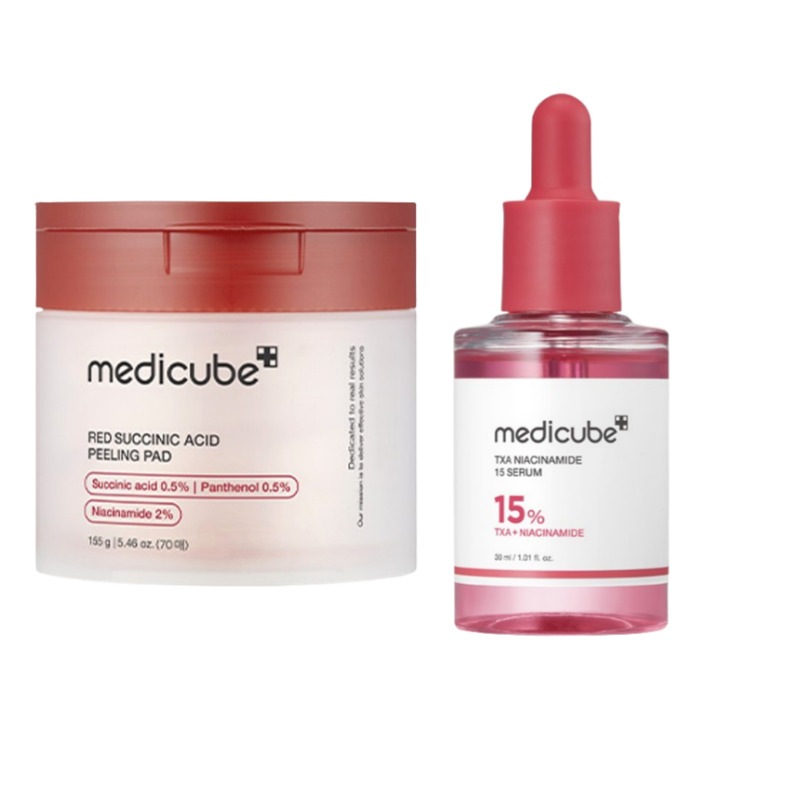【2点セット】ニキビケア[トラブル改善] レッドソクシニック アシード パッド/ にきび肌/TXA 跡 トニング セラム