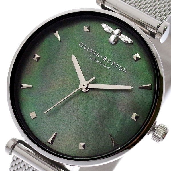 期間限定特別価格 腕時計 BURTON OLIVIA オリビアバートン レディース グリーンシェル OB16AM151 腕時計