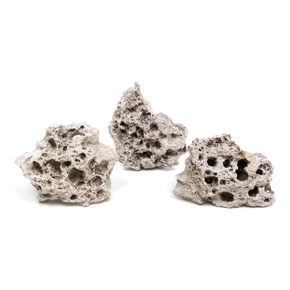 形状お任せ　暗月石　Ｌサイズ（約１８ー２３ｃｍ）　３個　アクアリウム　レイアウト素材　ＣＲＣ21―20―99―10―00