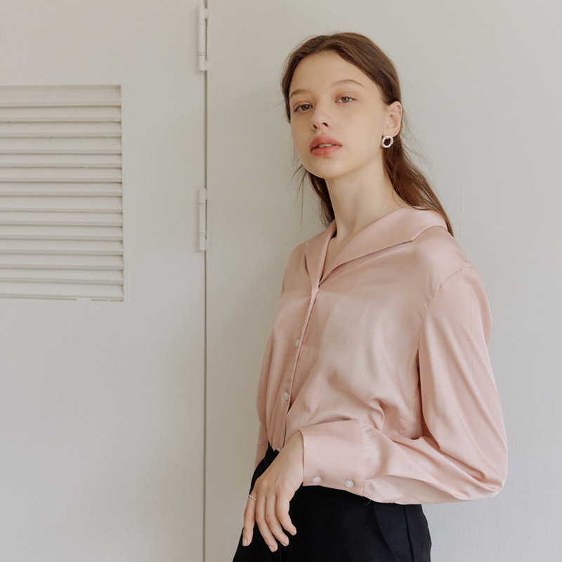 シルキーカラーシャツ(SILKY COLLAR SHIRT)シャツ・ブラウス