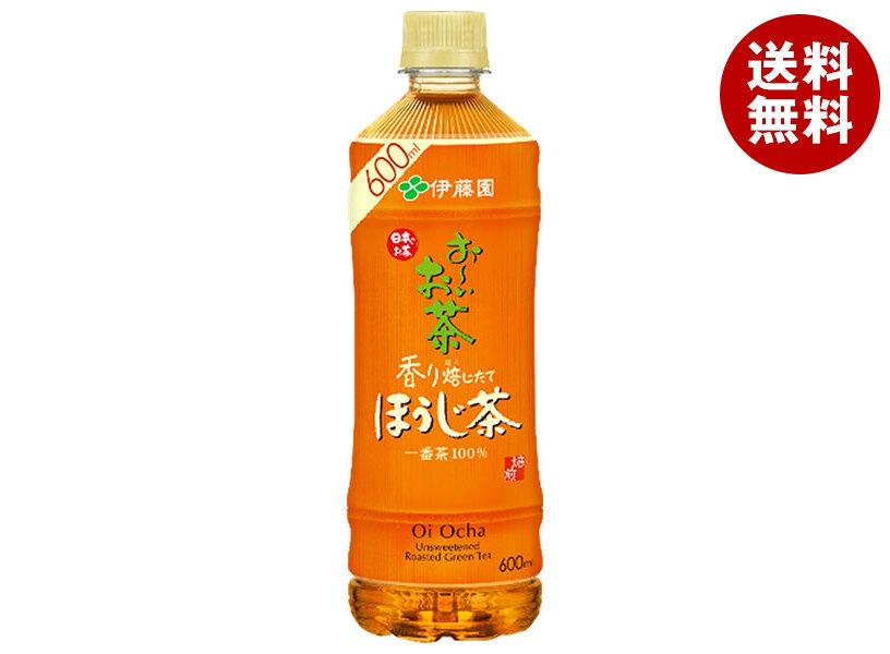 伊藤園 お～いお茶 ほうじ茶【手売り用】 600mlPET×24本入×(2ケース) 4,359円