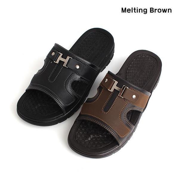 カジュアルメンズスリッパ オフィス室内履き 3.5cm