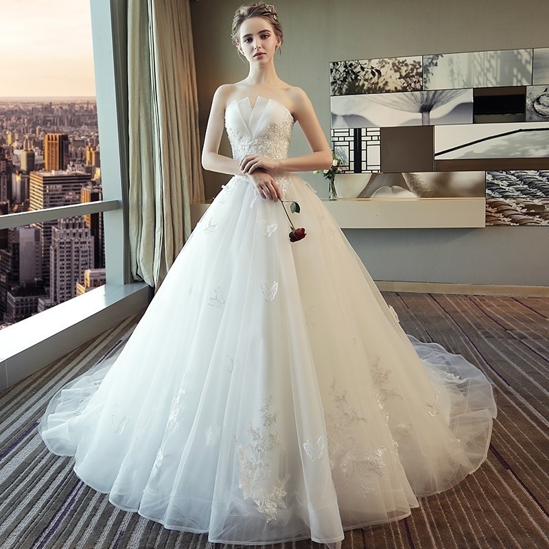 パーティードレス人気 2024 新作 高級感 気質 ワンピース 花嫁ロングドレス 結婚式ワンピース 結婚式 ドレス韓国ファッション 10,436円