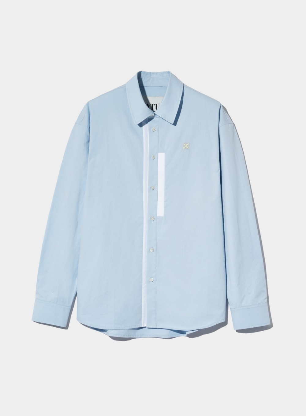 【SATUR】 LANTANA COTTON SHIRT : SKY BLUE