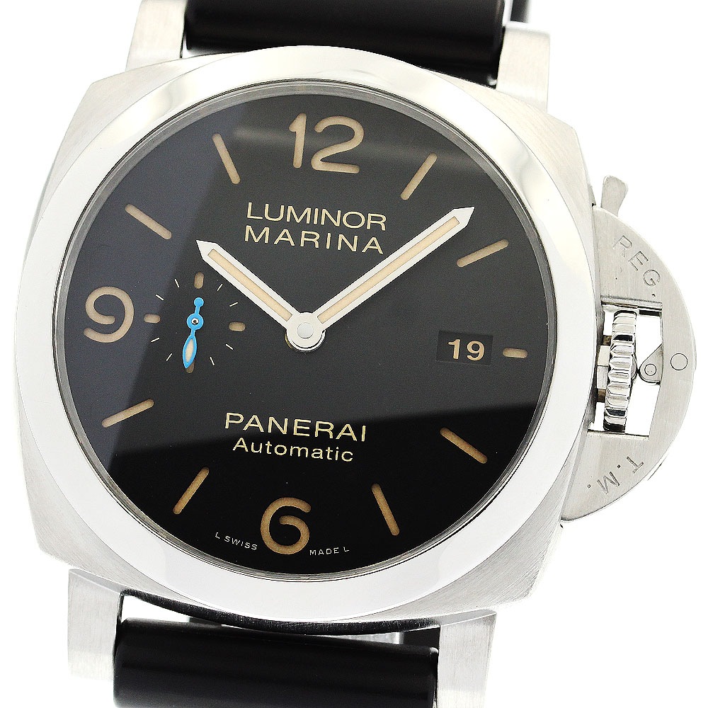 パネライ PANERAI PAM01312 ルミノール マリーナ 1950 3DAYS アッチャイオ デイト 自動巻き メンズ 良品 _877784【中古】