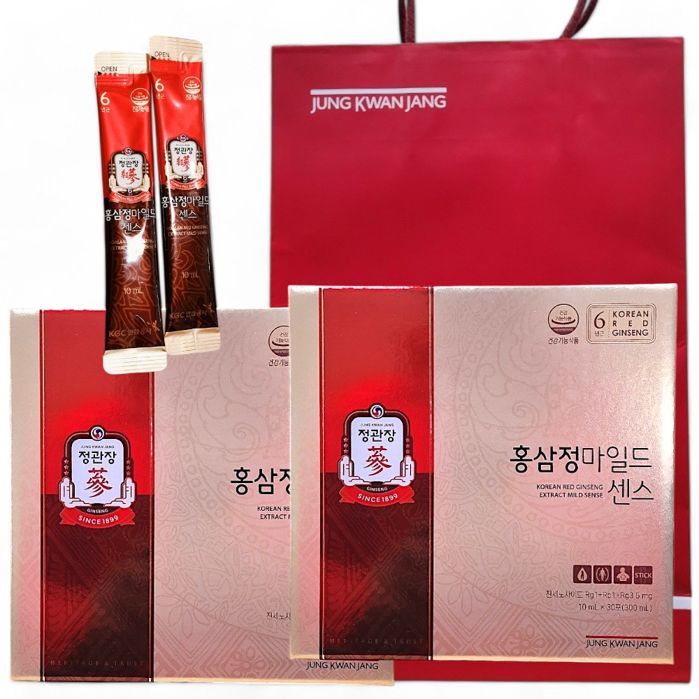 6年根紅蔘 紅蔘精 マイルドセンス 10mlx30包 2箱