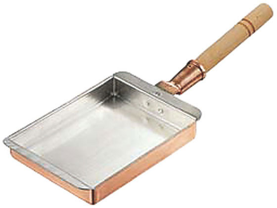銅玉子焼 関西型 24cm 丸新銅器