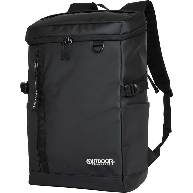 OUTDOOR　ボックスリュック スクールリュック 通学 通勤 大容量 35L 15.6インチ PC対応 撥水 ホワイト/ブラック　OD-11193-WHBK
