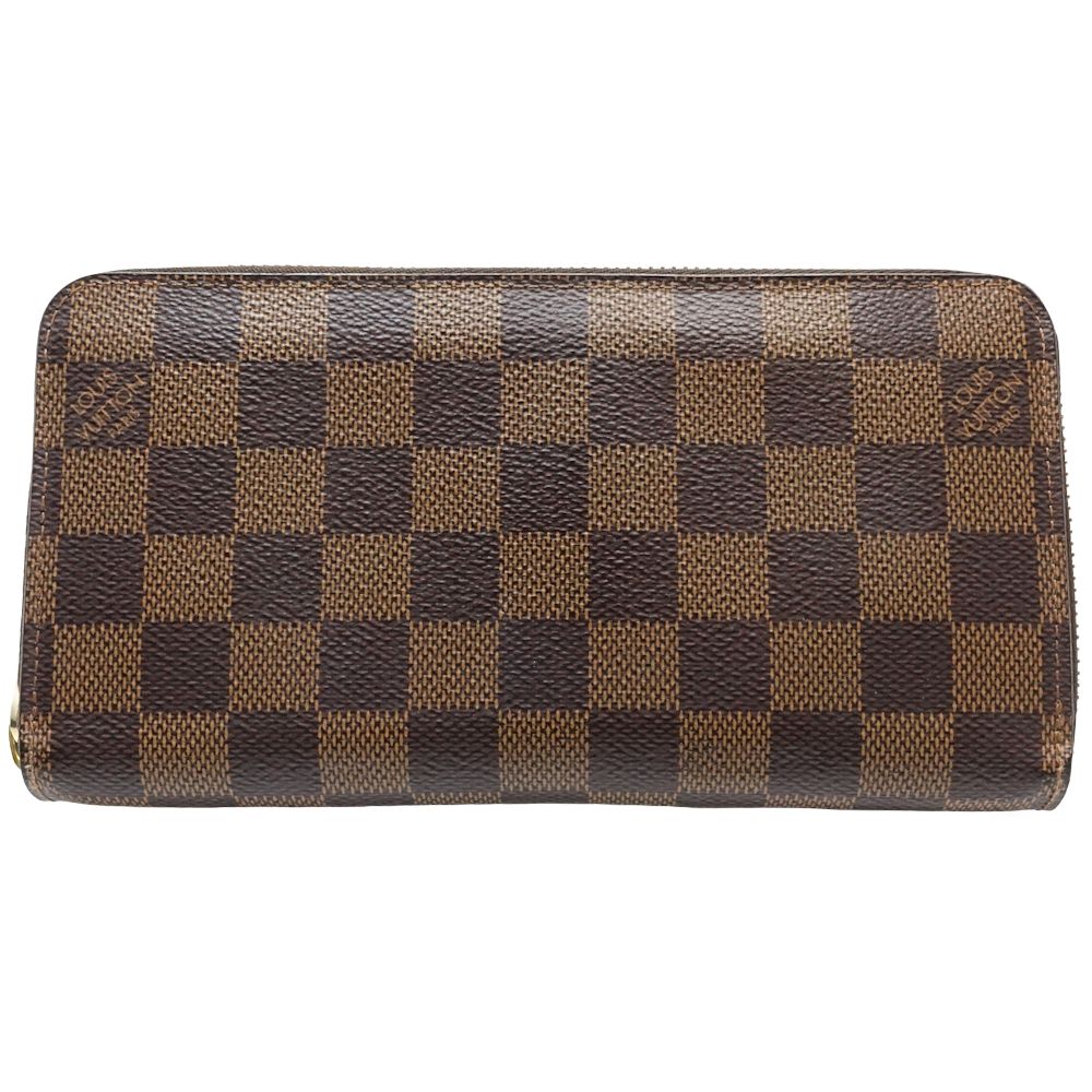 ダミエ ジッピーウォレット N60046 長財布 エベヌ ローズバレリーヌ/180832【中古】