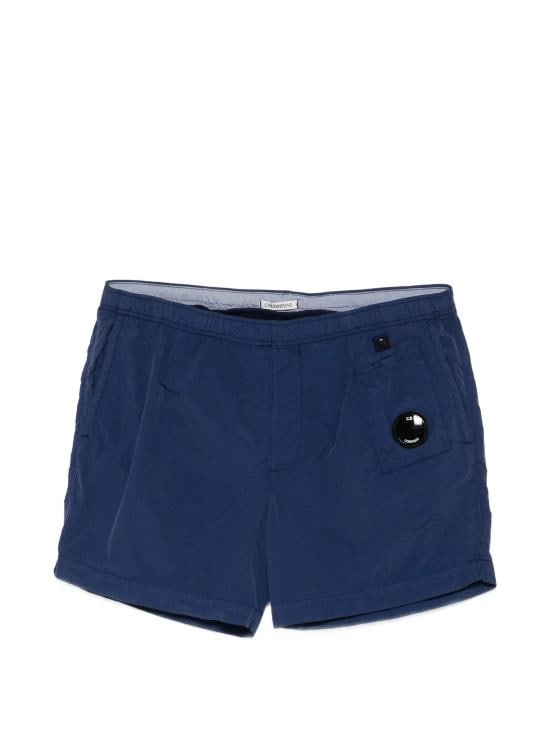 C.P. COMPANY Men Swim Pants 20CMBW733A006252G 878 Blue