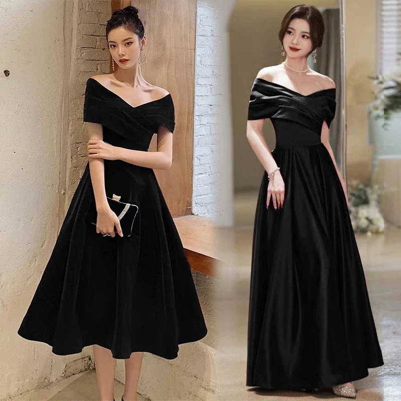 成人式 フォーマル お呼ばれ 発表会 短/長丈 スエード/サテン ワンショルダー パーティードレス 結婚式 オフショルダー 2タイプ 演奏会 ウェディング 綺麗ドレス 二次会