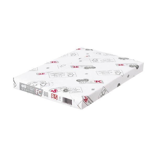 (まとめ) TANOSEE αエコペーパータイプFC B5 標準 80g 1冊(250枚) (×30セット)