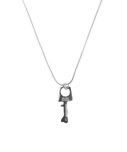 NFF solving key necklace silver ソルビングキーネックレス シルバー 韓国アクセサリー 正規品 ネックレス