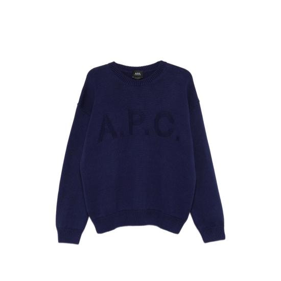 A.P.C. Men Sweatshirts COGTX H23485 IAH BLUE