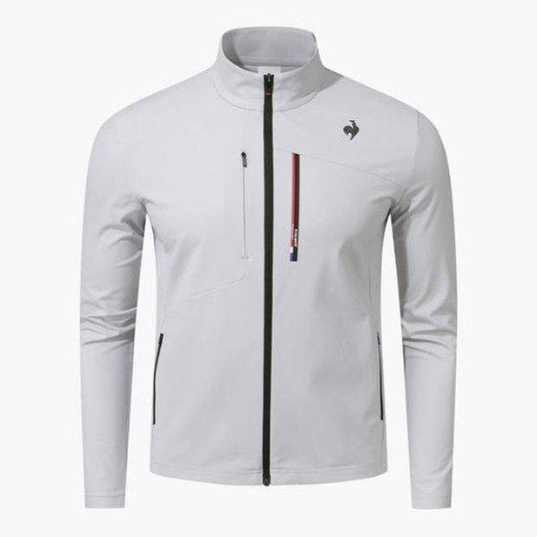 M ジャージ UQC QQ123EFT11-LGR トリコットボンディングトラックトップ ライトグレー