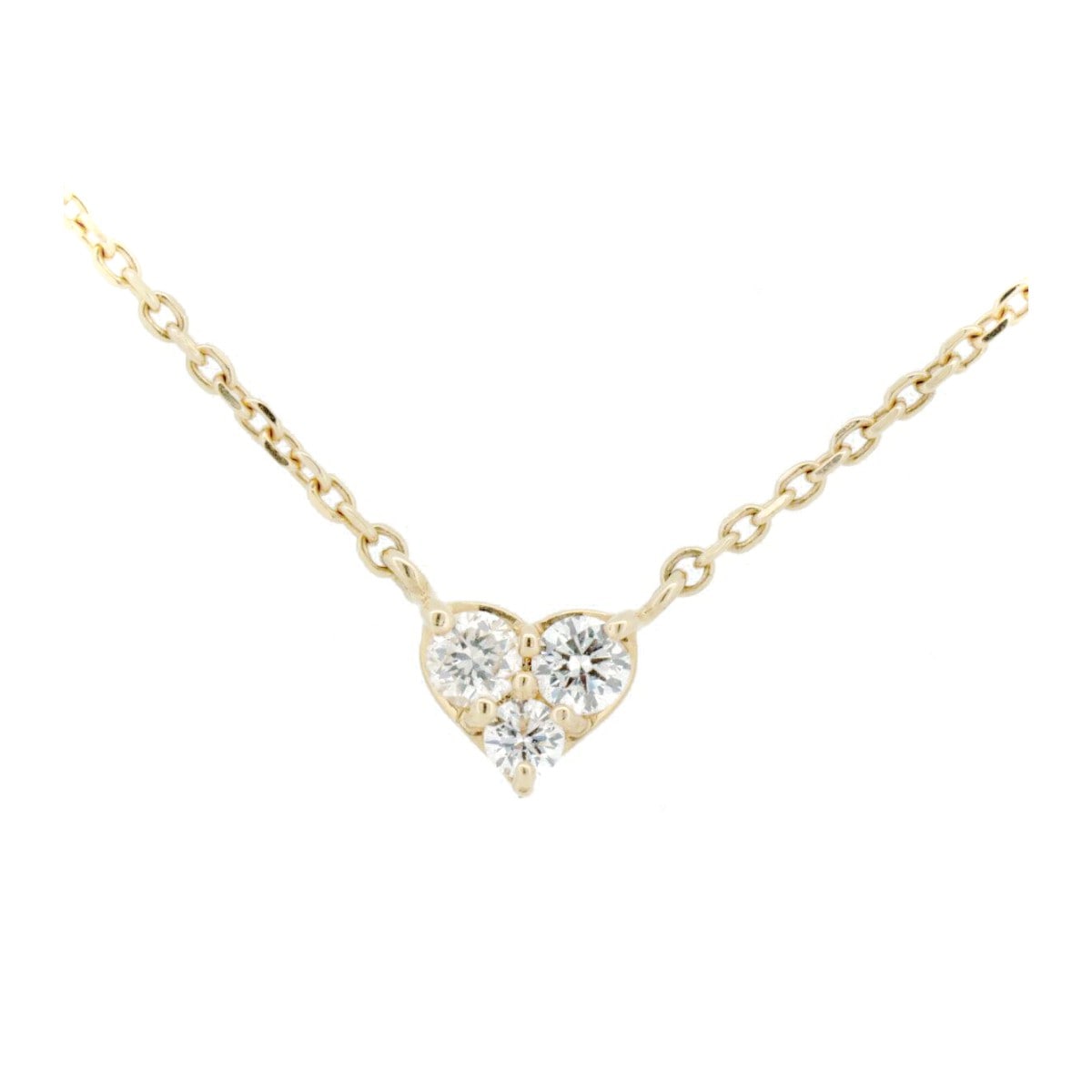 ダイヤモンド ネックレス 0.10ct K18YG(18金 イエローゴールド) 質屋出品