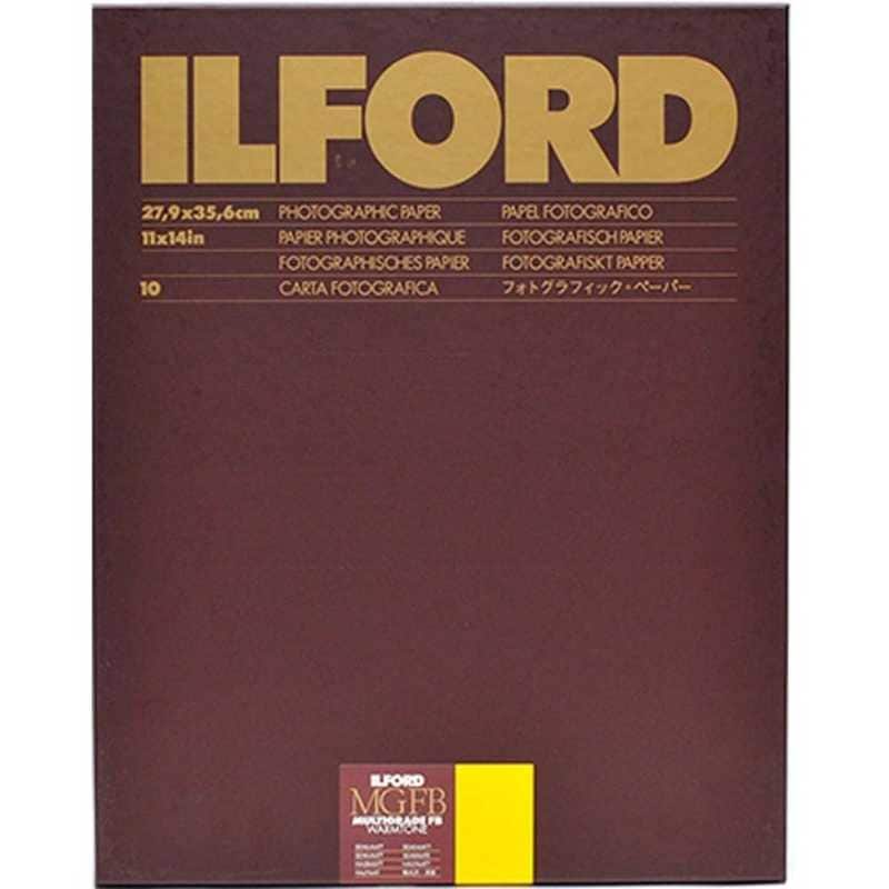 イルフォード　マルチグレードFB ウォームトーン 24K (無光沢) 11×14in (大四切) 10枚入　MGFBWT24K11X1410BX 10,490円