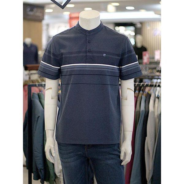 セーブゾーン03 男性ツートンチャイナカラー半袖Tシャツ YAPRTS2402Y_P424913504