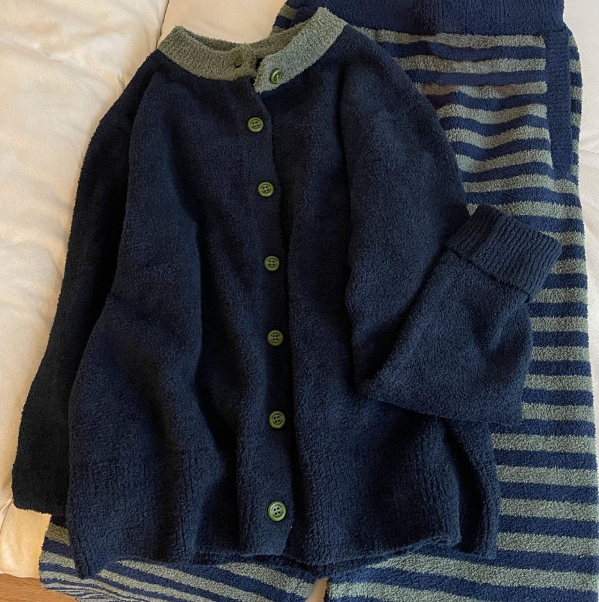 高級デザインのストライプとベルベットの厚手のハーフエッジベルベットパジャ552