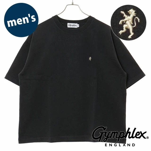 クルーネック ショートスリーブ Tシャツ [#GY-C0441 DDH] メンズ スポーツファッション トップス 半袖 ボックスシルエット CHARCOAL(BEIGE) 正規取扱店 7,821円