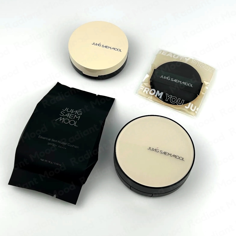 【正規品】 エッセンシャルスキンヌーダークッション (本品+リフィル+ミニクッション+パフ1個)