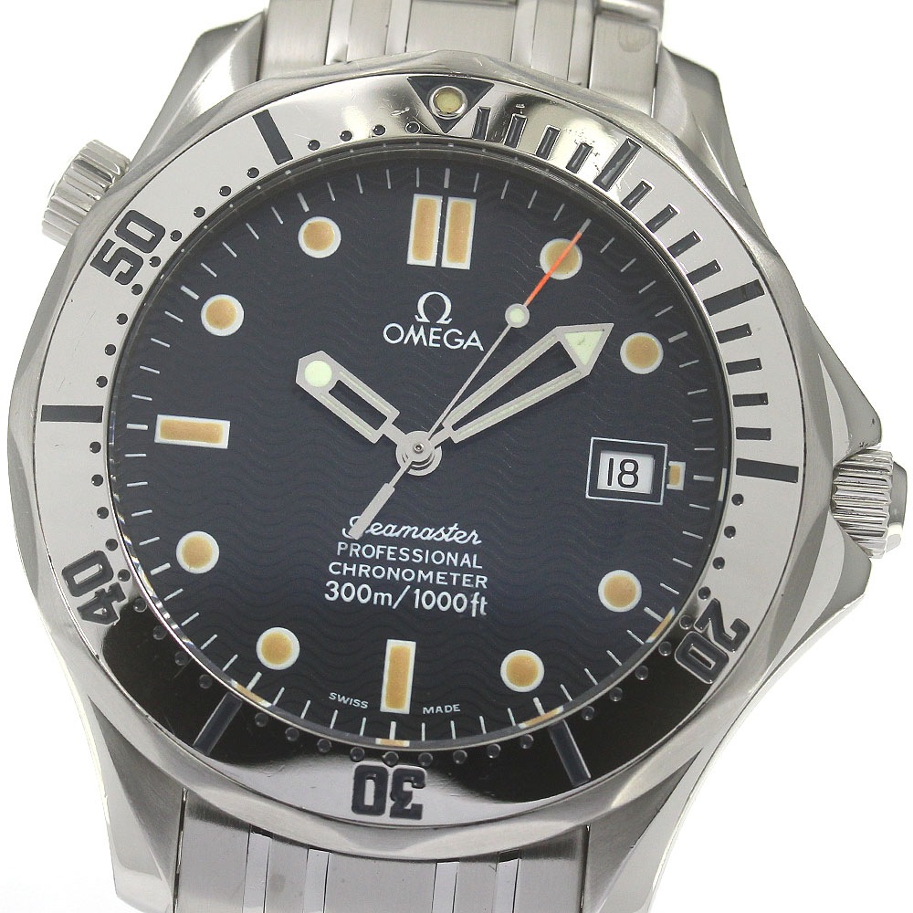 オメガ OMEGA 2532.80 シーマスター300 デイト 自動巻き メンズ _865217【中古】