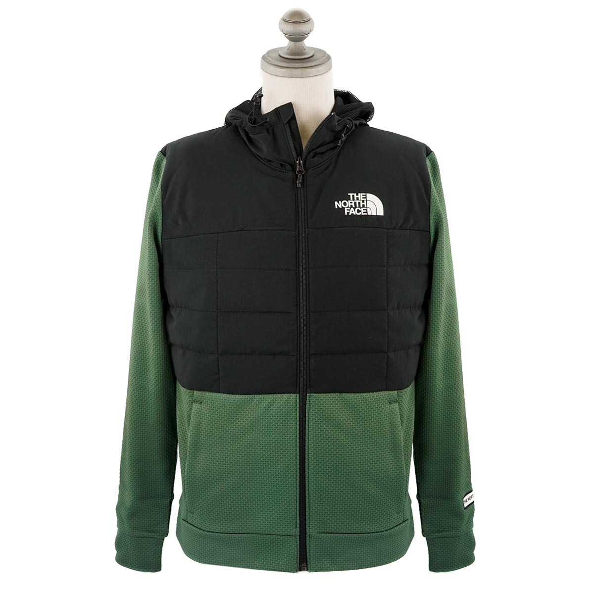 パーカー ジップアップ NF0A5IBU MA HYBRID INSULATED JACKET メンズ 男性 スウェット スエット THYME ブラックグリーン