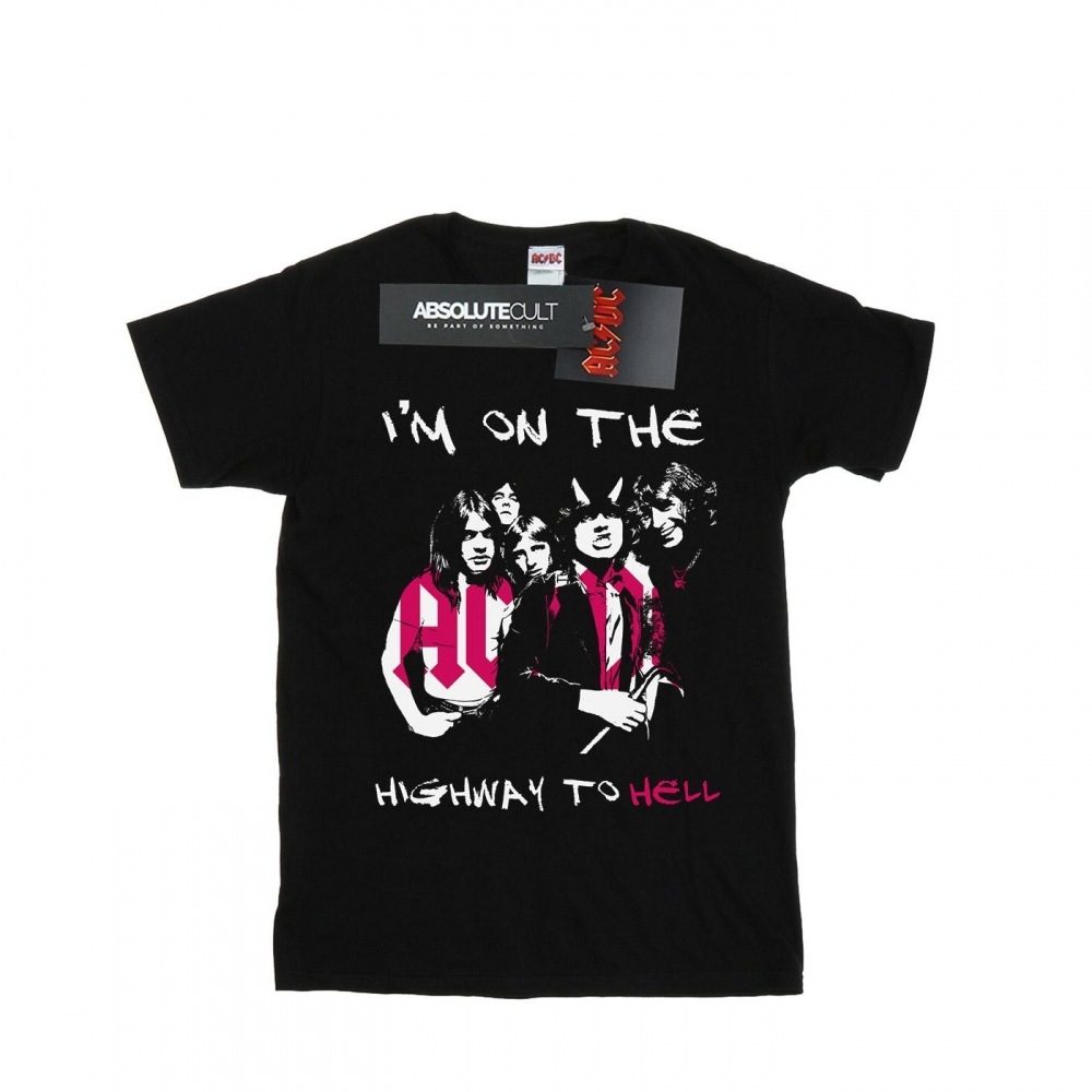 (英国より直送) AC/DC メンズアイム・オン・ザ・ハイウェイ・トゥ・ヘル Tシャツ