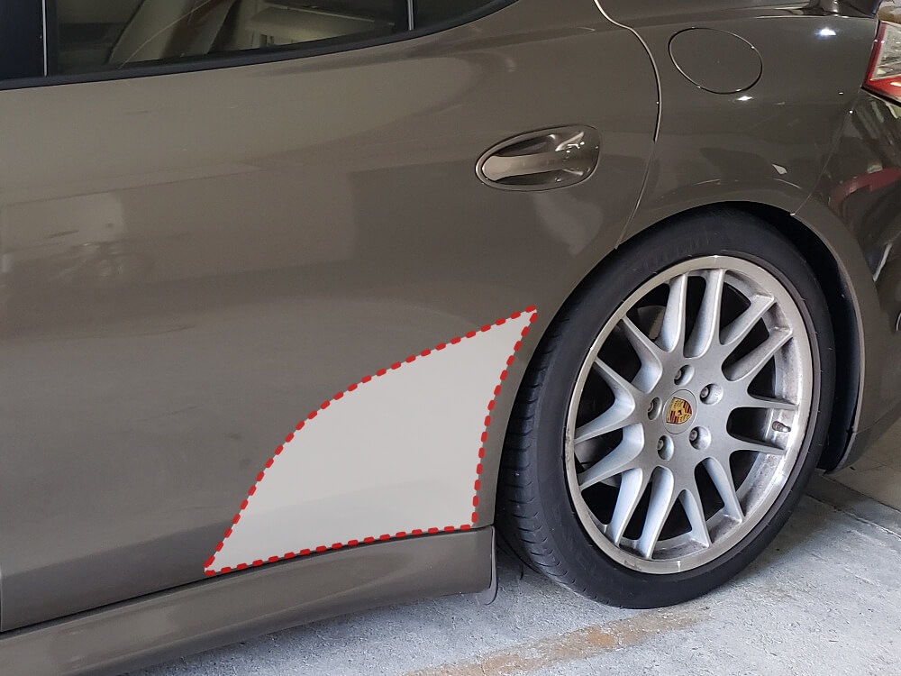 ポルシェ ストーンガード (970) パナメーラ 970 専用 左右セット 透明プロテクションフィルム PPFフィルム 6,943円