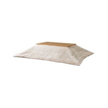 東谷 薄掛コタツ布団 230x190cm 長方形 ホワイト KK-142WH