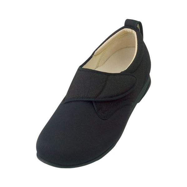 介護靴 施設・院内用 ウィングストレッチ 1102 両足 徳武産業 あゆみシリーズ ／S (21.021.5cm) 黒